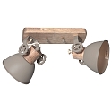 Mexlite ceiling luminaire GEARWOOD E27 IP20, dimmable
