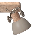 Mexlite ceiling luminaire GEARWOOD E27 IP20, dimmable