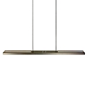 Luminaire � suspension ZELENA / 80-140CM haut bas, CCT Switch, r�glable, avec variateur tactile IP20, acier bross� gradable