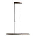 Luminaire � suspension ZELENA / 80-140CM haut bas, CCT Switch, r�glable, avec variateur tactile IP20, acier bross� gradable