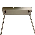Luminaire � suspension ZELENA / 80-140CM haut bas, CCT Switch, r�glable, avec variateur tactile IP20, acier bross� gradable