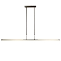 Luminaire � suspension ZELENA / 155CM haut bas, CCT Switch, r�glable, avec variateur tactile IP20, acier bross� gradable