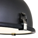 Steinhauer pendant luminaire BIKKEL - � 32CM 1 flame, small E27 IP20, black matt dimmable