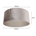 Steinhauer Abat-jour KAPPEN - � 50CM cylindrique, argent