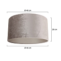 Steinhauer shade KAPPEN - � 40CM flat, cylindrical, silver