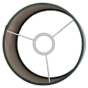 Steinhauer Abat-jour KAPPEN - � 20CM haut, cylindrique, vert fonc�