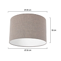 Abat-jour KAPPEN - � 30CM cylindrique