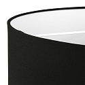 Abat-jour KAPPEN - � 40CM haut, cylindrique, noir 