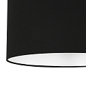 Abat-jour KAPPEN - � 40CM haut, cylindrique, noir 
