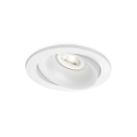 Projecteur encastr� RONY 1.0 - PAR16 pivotant � la cardan GU10 IP20, mat, blanc trafic gradable