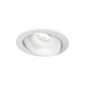Projecteur encastr� RONY 1.0 - LED rond, multipower, pivotant � la cardan, avec ressorts � pince IP20, mat