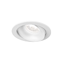 Plafonnier encastr� RONY 1.0 � 1 flamme IP20, blanche gradable