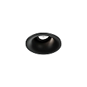 Projecteur encastré RONY ADJUST PETIT 1.0 pivotant, avec ressorts à lames IP20, noir mat