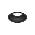 Wever & Ducr� Downlight DEEP IP44 1.0 standard, rond, reculer GU10 IP44, noir  gradable