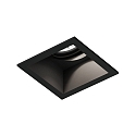 Projecteur encastr� PLANO 1.0 - LED � 1 flamme, pivotant � la cardan, avec ressorts � pince IP20, mat, noir profond gradable