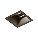Projecteur encastr� PLANO 1.0 - LED � 1 flamme, pivotant � la cardan, avec ressorts � pince IP20, bronze gradable