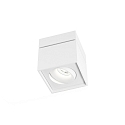 Luminaire de plafond SIRRO 1.0 forme en d�, pivotant, rotatif GU10 IP20, couvert de poudre, blanche gradable