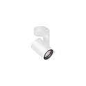 Applique et plafonnier SQUBE ON BASE 1.0 pivotant IP20, blanche gradable
