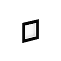 Luminaire d'encastrement mural  LITO WALL REC 1.0 IP20, noir mat 