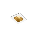 Downlight PIRRO 1.0 à 1 flamme IP20, or, blanche gradable