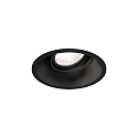 LED Recessed spot DEEP PETIT ADJUST 1.0, 350mA, 6W 1800-2850K, CRi >95, with standard springs, black