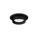 Downlight RINI SNEAK IP44, noir gradable