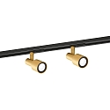 1-Projecteur monophas� SARA ON TRACK 1.0 - PAR16 pivotant � la cardan GU10 IP20, or gradable