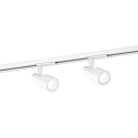 1-Projecteur monophas� SARA ON TRACK 1.0 - PAR16 pivotant � la cardan GU10 IP20, mat, blanc trafic gradable