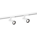 LED 1-phase track spot SARA 1.0, 8W 3000K, dimmable, white