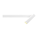 LED Wall luminaire MICK WALL 1.0, 1 flame, 33cm, 7W 3000K, CRi >90, dimmable, white gold