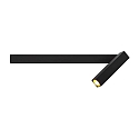 Luminaire mural MICK WALL 1.0 � 1 flamme IP20, or, noir gradable