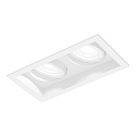 LED Recessed spot PLANO PETIT ADJUSTABLE 2.0, 350mA, 2x 6W 2700K, CRi >90, white