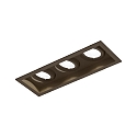 LED Recessed spot PLANO PETIT ADJUSTABLE 3.0, 350mA, 3x 6W 3000K, CRi >90, bronze
