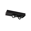 Spot BLIEK PETIT CEILING SURF 2.0 IP20, noir mat gradable