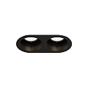 Projecteur encastr� DEEP BIJOU 2.0 - LED � 2 flammes, rigide, avec ressorts � pince IP20, mat, noir profond gradable