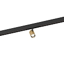 Projecteur sur rail CENO ON STREX 1.0 avec adaptateur IP20, champagne, noir mat 