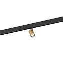 Halogène sur rail CENO 1.0 ON STREX 48V TRACK - ON/OFF pour VDU, commutable, pivotant à la cardan IP20, mat, noir profond 