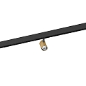 Projecteur sur rail CENO ON STREX 1.0 avec adaptateur IP20, champagne, noir mat gradable