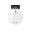 Wever & Ducr� Lumi�re encastr�e RUVI 1.0 - E27 rond, montage semi-enfoui E27 IP20, mat, noir profond gradable