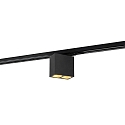 1-Projecteur monophasé PIRRO SPOT ON TRACK 2.0 à 2 flammes, adaptateur monophasé inclus IP20, or, noir mat gradable