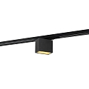 1-Projecteur monophasé PIRRO OPAL ON TRACK 2.0 adaptateur monophasé inclus IP20, or, noir mat gradable