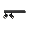 LED Spot CENO 2.0, 2 flames, 3000K, CRi >90, rotatable/swivelling, dimmable, black
