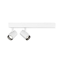 LED Spot CENO 2.0, 2 flames, 2700K, CRi >90, rotatable/swivelling, dimmable, white