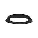 LED Wall /Ceiling luminaire TOWNA 2.0, IP44, Ø 37.1cm, 2700K, dimmable, black