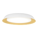 LED Wall /Ceiling luminaire TOWNA 2.0, IP44, Ø 46.1cm, 2700K, dimmable, white gold