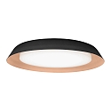 Applique et plafonnier TOWNA 2.0 grand IP44, cuivre, noir gradable