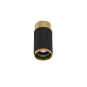 Luminaire de plafond TRACE CEILING SURF 1.0 IP20, champagne, noir mat gradable