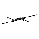 Luminaire de plafond TRACE GRID 1.0 Bas, direct IP20, mat, noir profond gradable