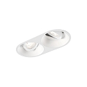 Downlight DEEP 2.0 � 2 flammes IP20, blanche gradable