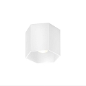 ceiling luminaire HEXO CEILING SURF 1.0 DALI controllable IP20, white matt dimmable
